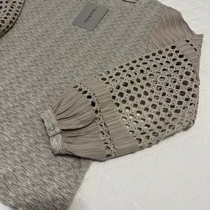 NWT See and Be Seen Long Sleeve Blouse Top Sz: Small